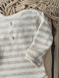Image 4 of Newborn Photoshoot bodysuit for boys Robbie| stripes