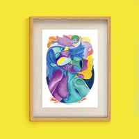 Image 1 of Homme, Femme, Oiseau - A4 - LASER PRINT