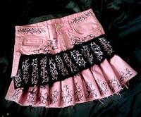 Image 2 of Pink Upcycled Skirt (S-8) 