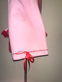 Image 5 of rustic heart print cutsew (pink x red)