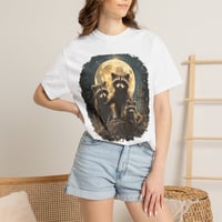 Image 6 of Raccoon Family Moonlight T-Shirt