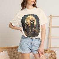 Image 9 of Raccoon Family Moonlight T-Shirt