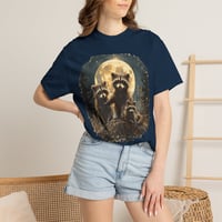 Image 2 of Raccoon Family Moonlight T-Shirt