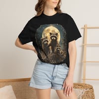 Image 1 of Raccoon Family Moonlight T-Shirt