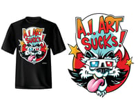 Image 1 of A.I. Art Sucks T-Shirt
