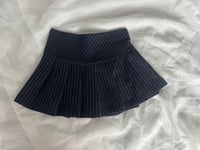Image 1 of H&M Striped Pleated Skirt