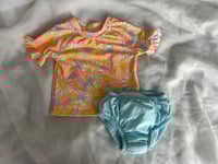 Image 1 of George Flower Tee Swim Set