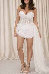 Image 2 of Custom Bridal Shower Dress – Bespoke Bachelorette Hen Party Outfit 