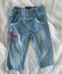Image 1 of Catimini Embroidered Jeans