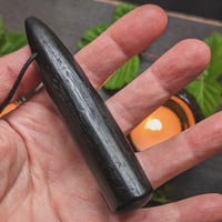 Image 2 of Simple Bog Oak Amulet (DAM715)
