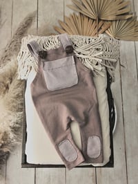 Image 3 of Newborn romper for photo shoots | Dylan | cocoa brown