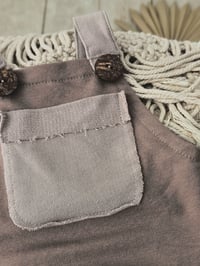 Image 4 of Newborn romper for photo shoots | Dylan | cocoa brown