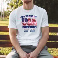 Image 1 of "MURPHY NC" USA Freedom T-Shirt — 250 Years of USA (1776–2026) OPTION B