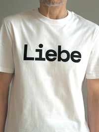 Image 7 of Liebe T-Shirt Black and White – Screen Printed in Berlin unisex 