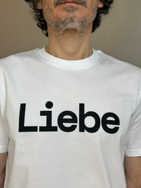Image 3 of Liebe T-Shirt Black and White – Screen Printed in Berlin unisex 