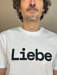 Image 1 of Liebe T-Shirt Black and White – Screen Printed in Berlin unisex 
