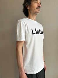 Image 5 of Liebe T-Shirt Black and White – Screen Printed in Berlin unisex 