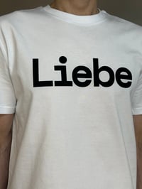 Image 10 of Liebe T-Shirt Black and White – Screen Printed in Berlin unisex 