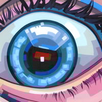 Image 2 of Surprised Eye - Original Painting