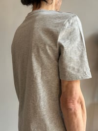 Image 6 of Organic Cotton “Liebe” T-Shirt in Grey – Hand Printed in Berlin unisex 