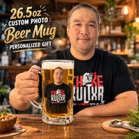 Image 1 of 26.5 oz Large Customize UV Printed Beer Mug – Print Your Way!