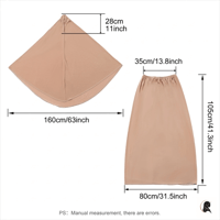 Image 4 of  Jersey Khimar 2pc Set