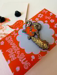 Image 3 of Skunk and Slug Pin