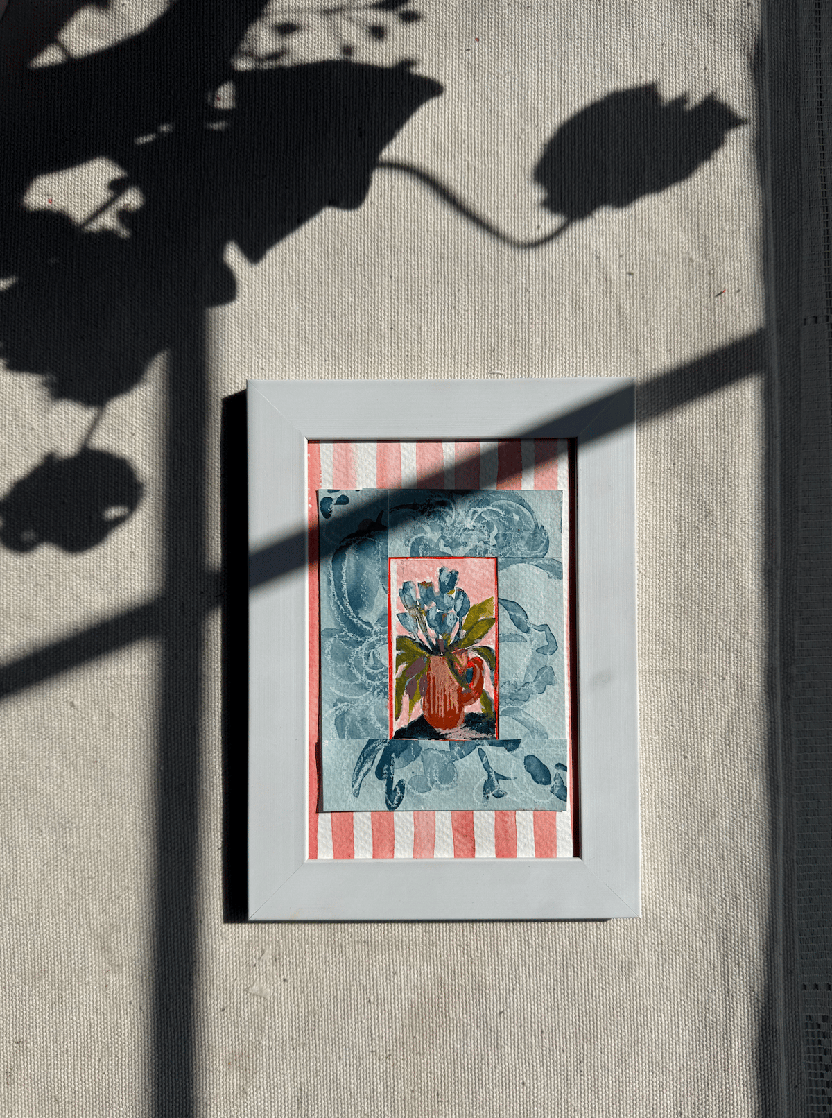 Image of 4/30 Watercolor & Collage Workshop @ Flamingos (Exeter)