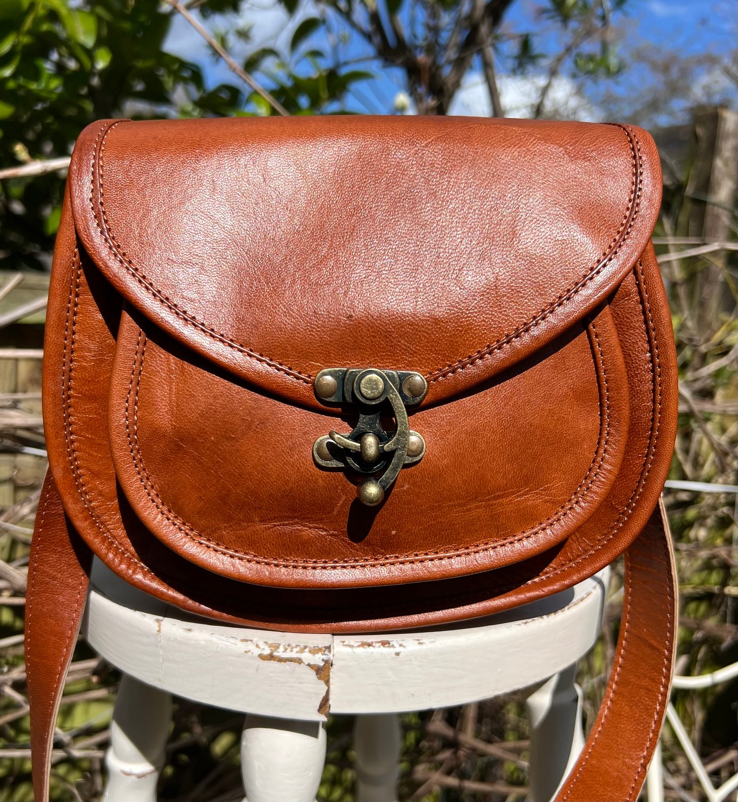 Image of Saddle Bag - TAN 8x6