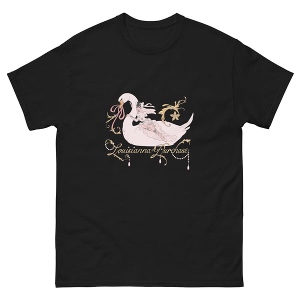 Image of Louisianna Swan black shirt