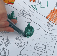 Image 3 of Coloring book Den Första Resan 4+