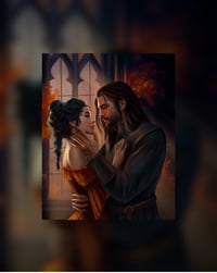 Image 1 of Art Print - 5x7 Raven and Bastian Shipped from Gilded Pestle (Shop)