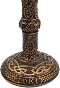 Image 4 of 👑The Armored Kingdom Loki's Shadow Trickster Goblet-Loki Norse God-Viking-Mythical Decor