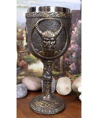 Image 6 of 👑The Armored Kingdom Loki's Shadow Trickster Goblet-Loki Norse God-Viking-Mythical Decor