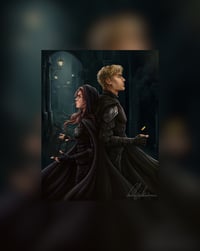 Image 1 of Art Print - 5x7 Archer and Paesha -Shipped from Gilded Pestle (Shop)