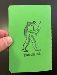 Image 1 of Eugene Teal Hand Stamped Pocket Notebook