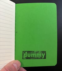 Image 4 of Eugene Teal Hand Stamped Pocket Notebook