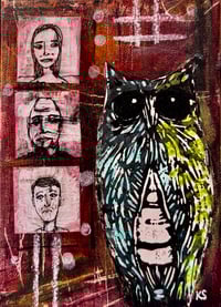 Image 1 of ORIGINAL 5x7 'Chelsea Hunter Witnessed A Crime'