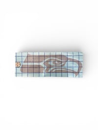 Image 1 of Seahawks-Inspired Bird Car Window Decal | Gray Vinyl Sticker 10” x 4”