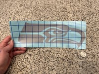 Image 3 of Seahawks-Inspired Bird Car Window Decal | Gray Vinyl Sticker 10” x 4”