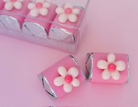 Pink Flower Power Chocolate Nuggets