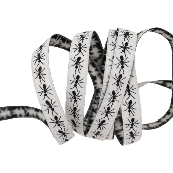 Image of Ants by Loes Van Oosten3/8" Wide Ribbon  1 Yard Cuts