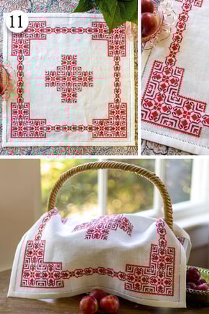 Image of Folk Embroidery Cross Stitch Kits