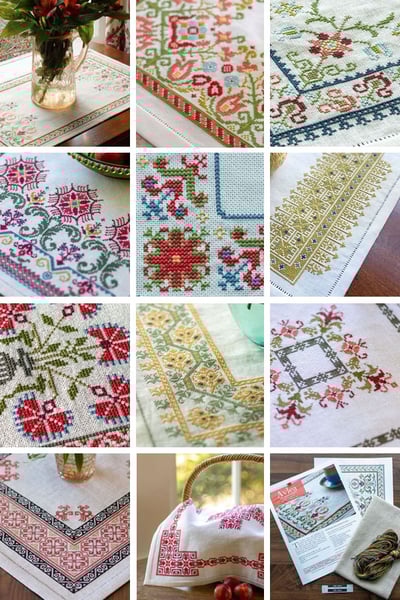 Image of Folk Embroidery Cross Stitch Kits