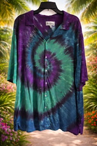 Image 1 of Size 3XL - Mens button down short sleeve 