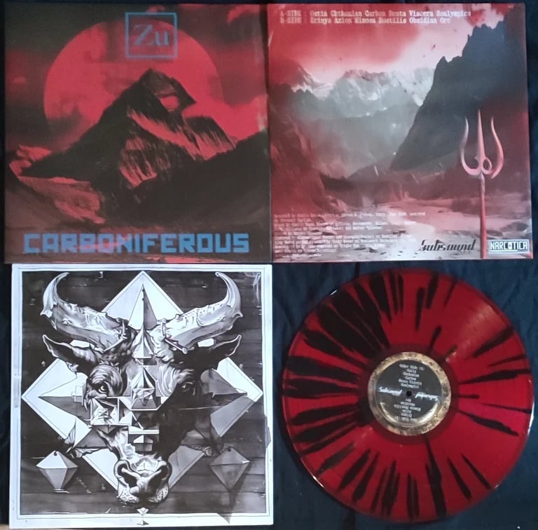 Zu - Carboniferous - Black Lp 