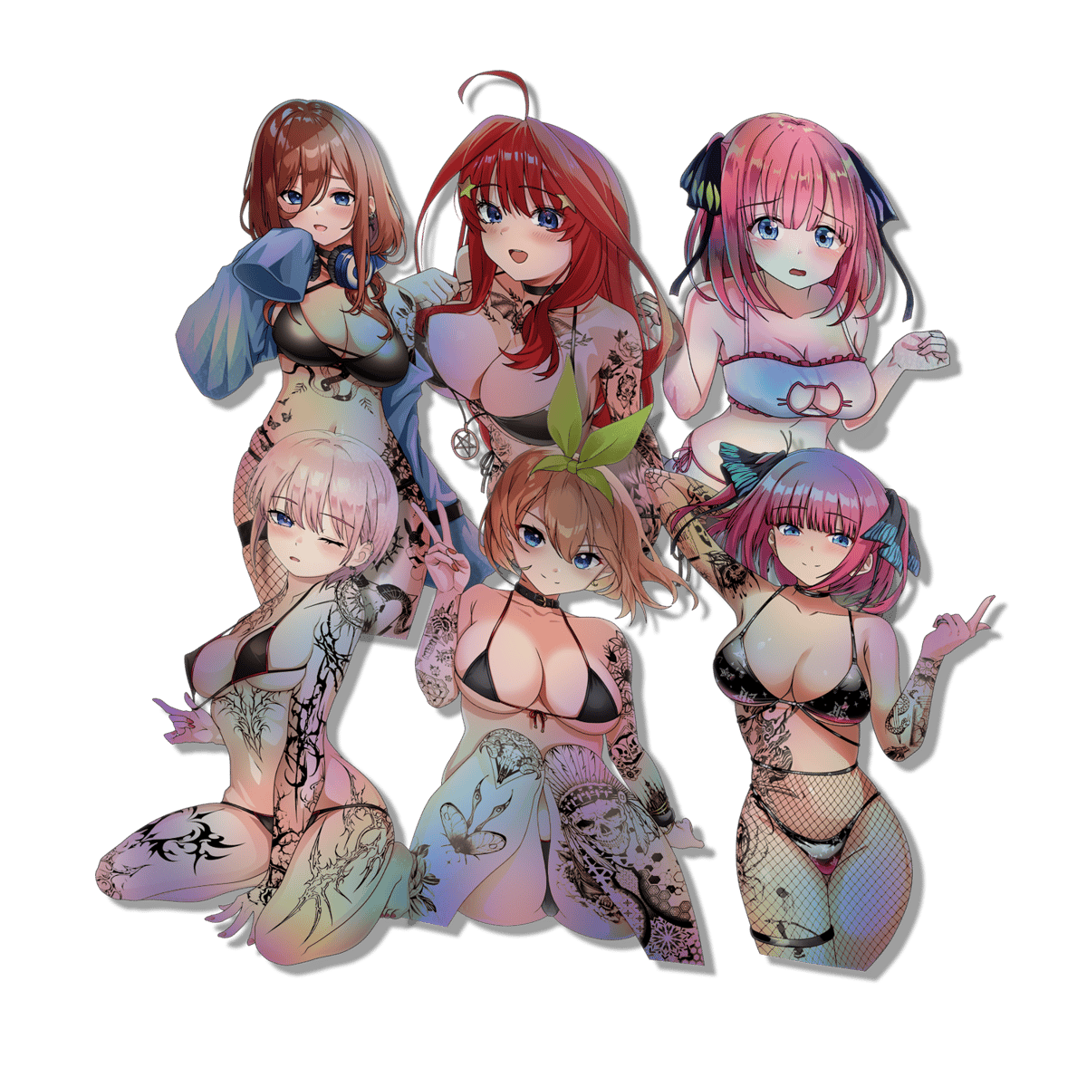 Image of The Quintessential Quintuplets (+1) Sticker Mega Pack
