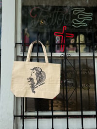 Image 3 of Swamp Beauty  Black Tote 