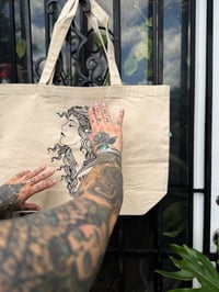 Image 4 of Swamp Beauty  Black Tote 