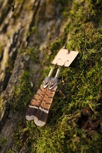 Image 3 of 22. Turkey & Pheasant Feather Earrings